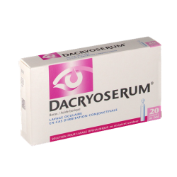Dacryoserum 20 Unidose Lavage oculaire ophtalmique