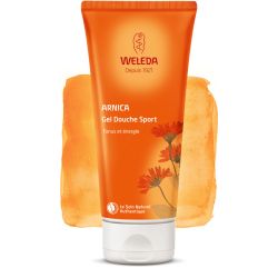 Gel douche sport à l'Arnica Weleda - tube de 