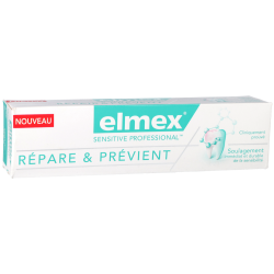 Dentifrice sensitive professional répare et prévient dents&#