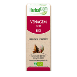 Venagem Jambes lourdes BIo HerbalGem - Flacon de 30 mL