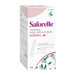 Tampons Avec Applicateur 3 Gouttes Saforelle