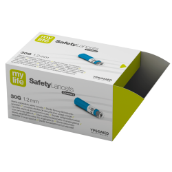 Pura mylife Safety Lancets Confort Ypsomed Boite de 200 