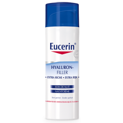 Hyaluron-Filler extra riche Soin de nuit anti-rides Eucerin 