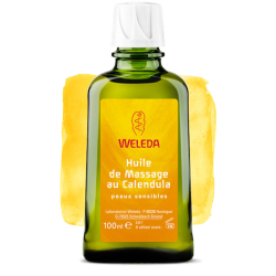 Huile de Massage au Calendula Weleda - Flacon de 100&#x