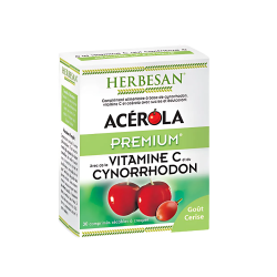 Herbesan Acerola Premium Vitamine C – 30 Comprimés&#x
