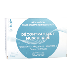 Granions Décontractant musculaire Oligothérapie 30 ampoules 