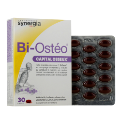 Bi-Ostéo ossature normale oméga 3 et vitamines Synergia