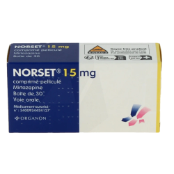 NORSET 15MG CPR BT30