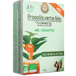 Gommes propolis verte bio miel eucalyptus Propos' Nature