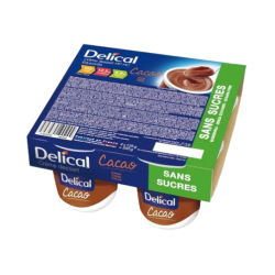 Crème dessert sans sucre Delical 200X4