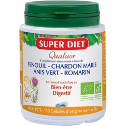 Quatuor Bien-être digestif fenouil chardon anis et romarin&#