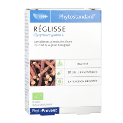 Phytostandard Réglisse Complément alimentaire Phytoprevent Pileje
