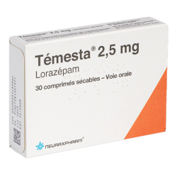 TEMESTA 2,5MG CPR BT30