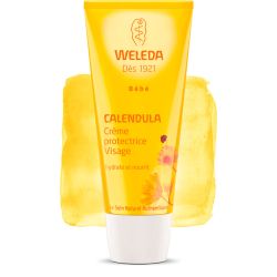 Crème Protectrice Visage au Calendula Weleda Bébé 