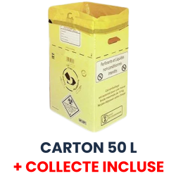 50 L Carton Collecteur DASRI