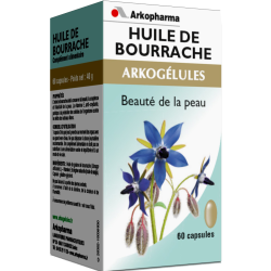 Arkogélules Huile de bourrache beauté de la peau &