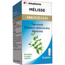 Arkogélules mélisse nervosité douleurs digestivesl Arkopharm