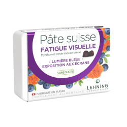 Pâte Suisse Fatigue Visuelle Myrtille & Lutéine &#x