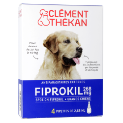 Fiprokil Antiparasitaires pour Chiens de 20 à 40 kg