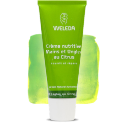 Crème mains et ongles nutritive Citrus Weleda - Tube