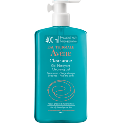 Cleanance Gel Nettoyant Visage et corps Avène - 400