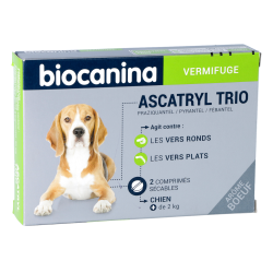 Vermifuges Ascatryl Chiens plus de 2kg Biocanina
