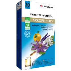 Arkofluides Détente et Sommeil Passiflore Aubépine sans 
