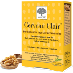 Cerveau clair performances mentales et mémoire New Nordic&#x