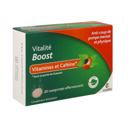 Vitalité boost vitamines et caféine x20 effervescents