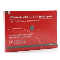 VIT B12 GERDA 1000Y AMP4ML 6