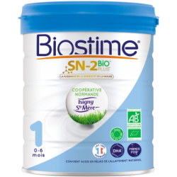Lait bio premier âge 0 - 6 mois - Biostime -&