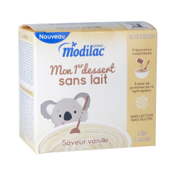Mon 1er dessert sans lait saveur vanille Dès 6 moi