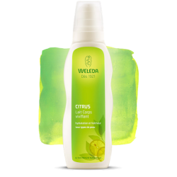 Lait corps vivifiant Citrus Weleda - Flacon de 200 mL