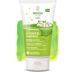 2en1 Douche & Shampooing au Citron Vert Pétillant W