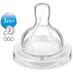 Tétine Classic+ 3m+ débit moyen Philips Avent 