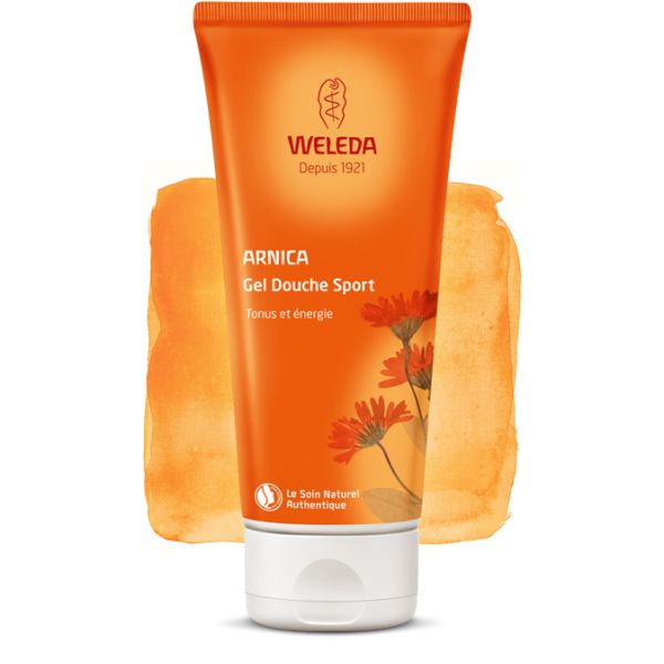 Gel douche sport à l'Arnica Weleda - tube de 200 ml