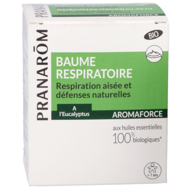 Baume Respiratoire BIO à l'Eucalyptus de Pranarom - 80 mL
