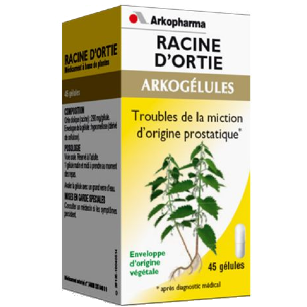 Arkogélules racine d'ortie Arkopharma - 45 gélules