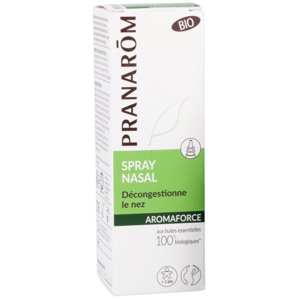 Spray nasal Aromaforce Décongestionne le nez Pranarôm - 15 mL