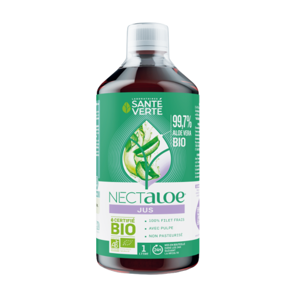 Nectaloe Jus d’Aloé Vera Bio 1L Santé Verte | Digestion & Bien-être