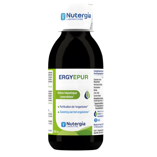 ErgyEpur Complément alimentaire Fonctionnement hépatique Nutergia - 250 mL