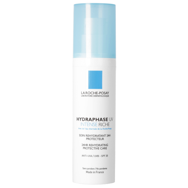 Hydraphase UV intense riche Soin réhydratant Peaux sensibles La Roche Posay - 50 mL