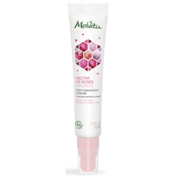 Nectar de Roses Infusion Soin Hydratant Intense Bio Melvita - Tube de 40ml
