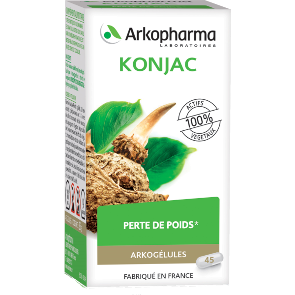 Arkogélules konjac perte de poids Arkopharma - 45 gélules