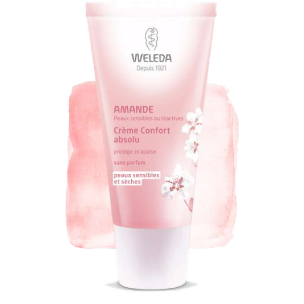Crème Confort absolu Amande Weleda - Tube de 30 mL