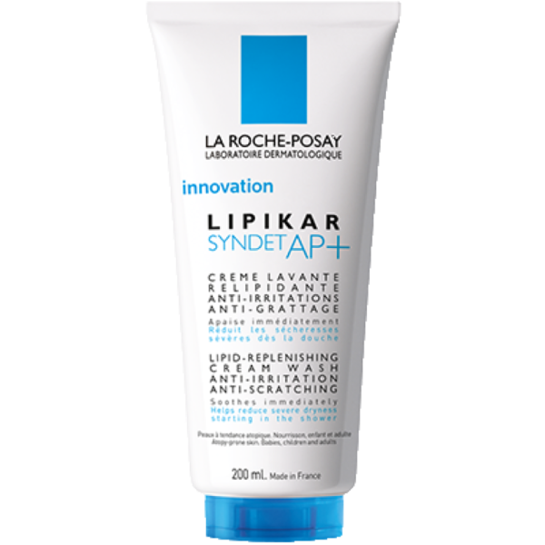 Lipikar Syndet AP+ Crème lavante relipidante Peaux très sèches à tendance atopique La Roche Posay