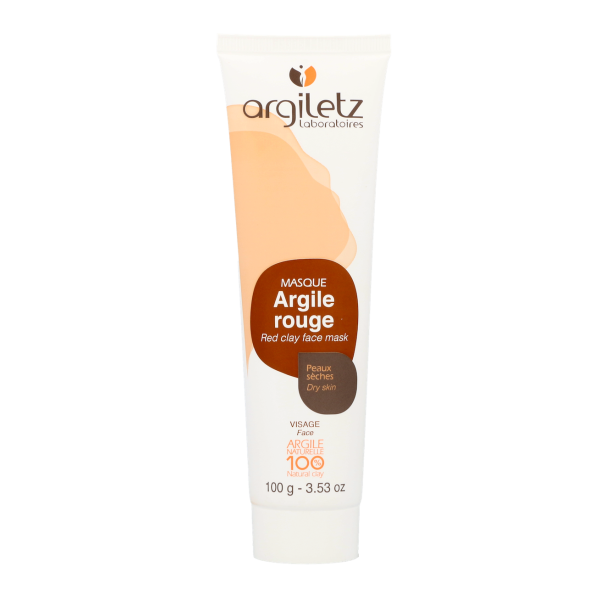Masque à l'argile rouge Peaux sensibles Argiletz - 100 g