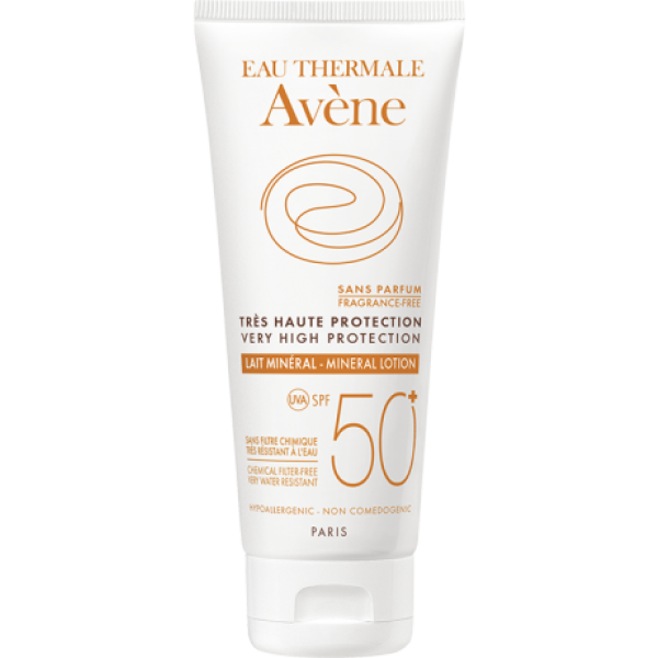 Lait solaire minéral SPF 50+ Très haute protection Avène - 100 mL