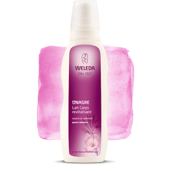 Lait corps revitalisant Onagre Weleda - Flacon de 200 mL