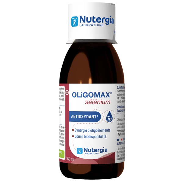 OligoMax Sélénium Complément Alimentaire Nutergia - Flacon de 150ml